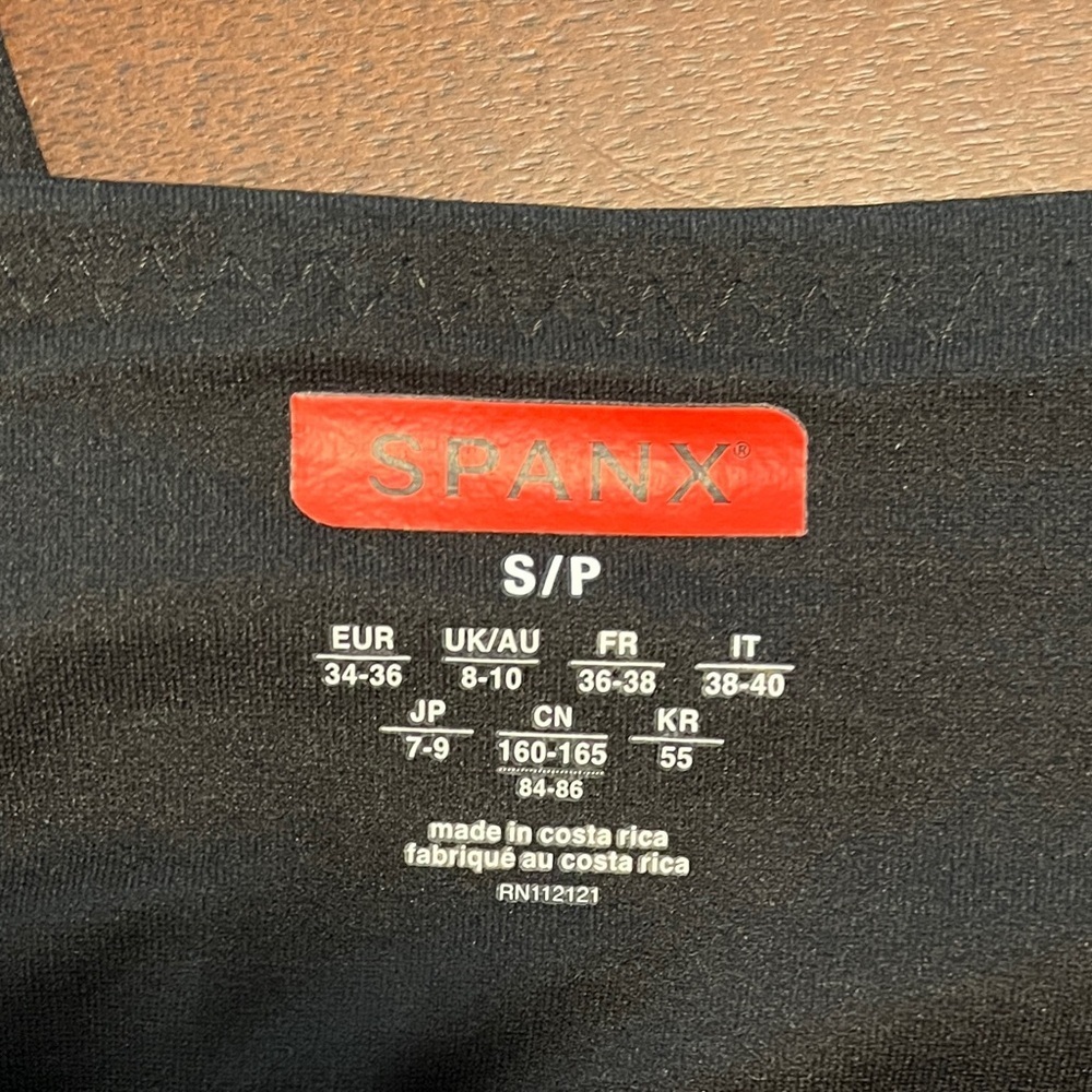 Spanx Color Block Active Compression Crop Black P… - image 4